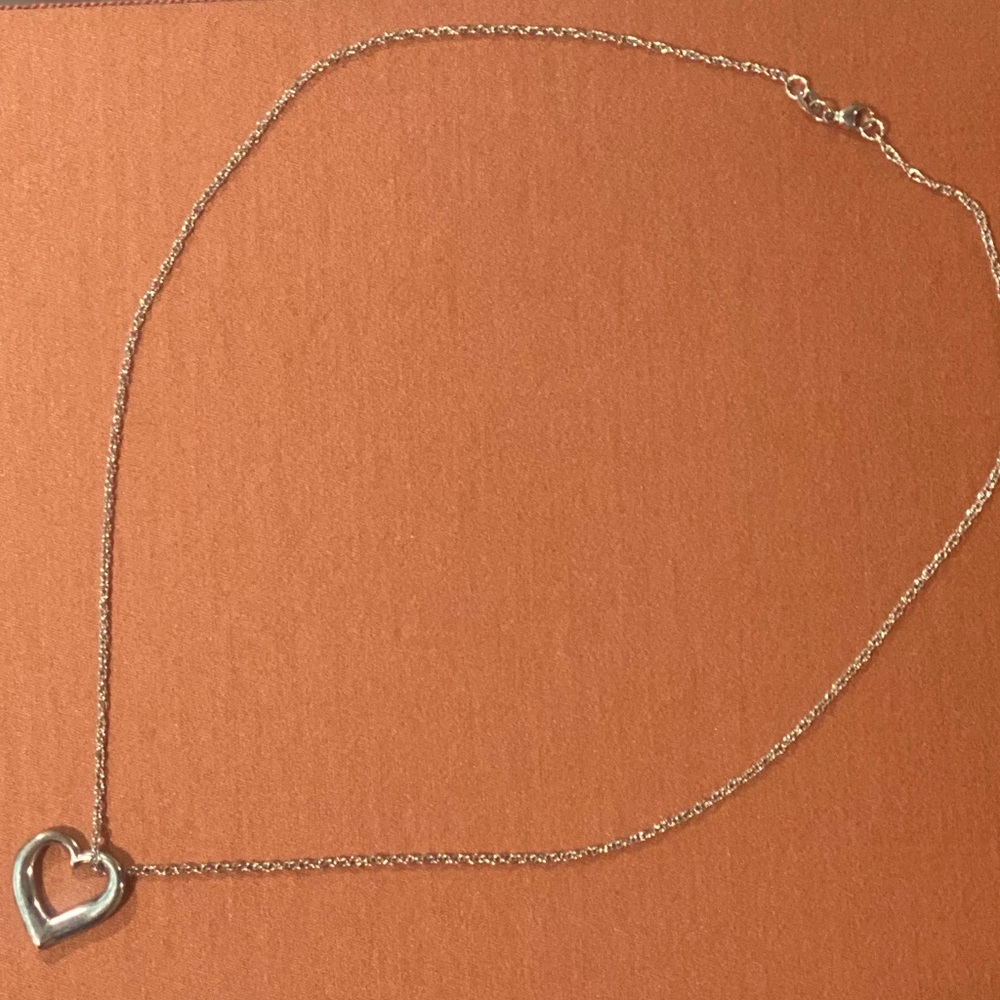 James Avery Retired Open Heart necklace